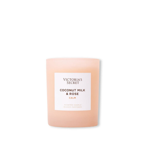 Ароматизована Свічка Victoria's Secret Coconut Milk & Rose CALM Scented Candle Ароматизована Свічка Victoria's Secret Coconut Milk & Rose CALM Scented Candle