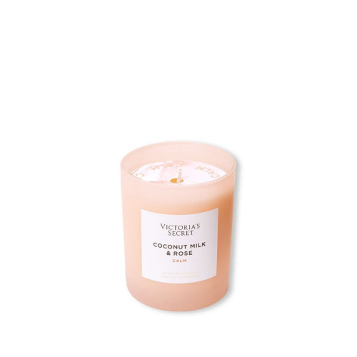 Ароматизована Свічка Victoria's Secret Coconut Milk & Rose CALM Scented Candle Ароматизована Свічка Victoria's Secret Coconut Milk & Rose CALM Scented Candle