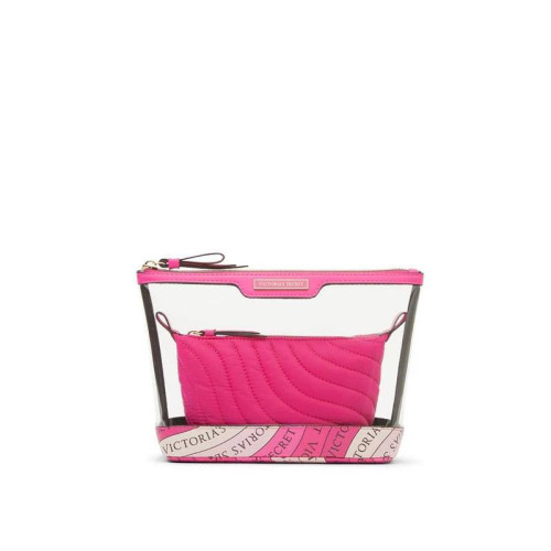 Косметичка 2в1 Victoria's Secret Beauty Bag Duo Hot Pink