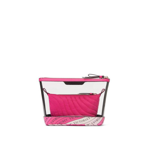 Косметичка 2в1 Victoria's Secret Beauty Bag Duo Hot Pink