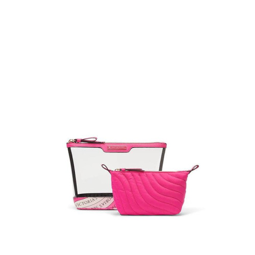 Косметичка 2в1 Victoria's Secret Beauty Bag Duo Hot Pink