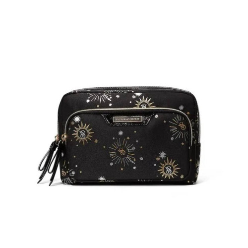 Косметичка Victoria Secret Travel Makeup Pouch Black Celestia