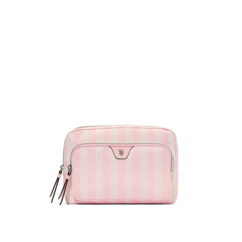 Косметичка Victoria’s Secret Travel Makeup Pouch Iconic Stripe