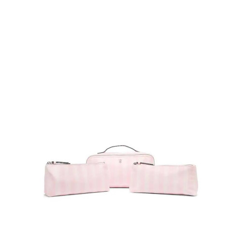 Косметичка 3-Piece Makeup Bag Heritage Stripe від Victoria’s Secret