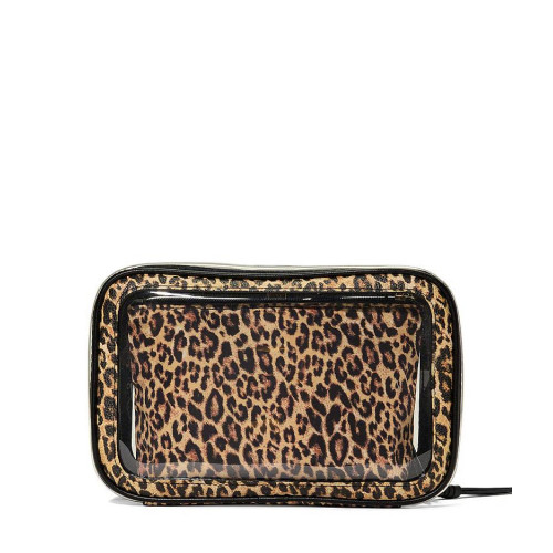Косметичка Victoria’s Secret 3в1 Beauty Bag Trio Leopard