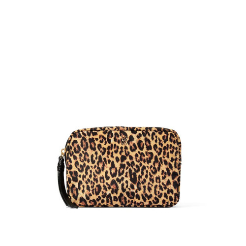 Косметичка Victoria’s Secret Travel Makeup Bag Leopard