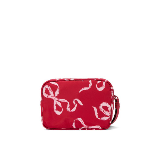Косметичка Victoria’s Secret Lipstick Red Bows Make-Up Bag