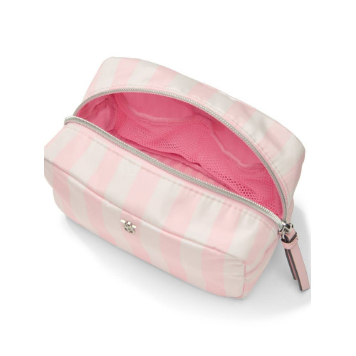 Косметичка Victoria’s Secret Boxy Case Makeup Bag Pink Stripe