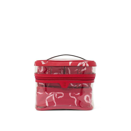 Косметичка Victoria’s Secret Lipstick Red Bows 4-in-1 MakeUp Bag