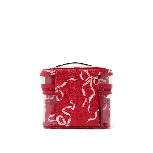 Косметичка Victoria’s Secret Lipstick Red Bows 4-in-1 MakeUp Bag