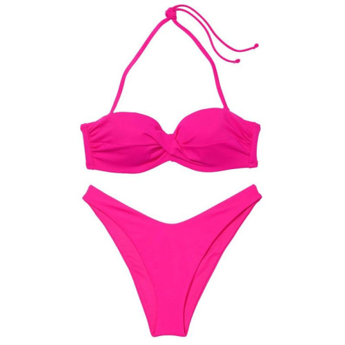 КУПАЛЬНИК VICTORIA'S SECRET PINK TWIST BANDEAU BRAZILIAN FOREVER