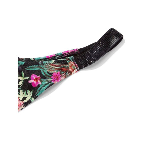 Купальник Victoria’s Secret Wicked Bikini Top Shine Strap Black Palm