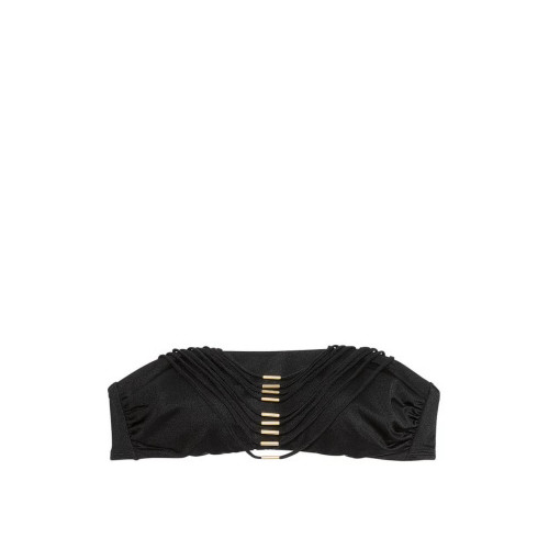 Купальник Victoria's Secret Swim Archives Strappy Hardware Bandeau Bikini Top & Strappy Hardware Brazilian Bikini Bottom