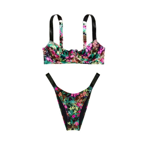 Купальник Victoria’s Secret Shimmering Strappy Wicked Bikini Top & Бразиліани