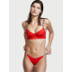 Купальник Victoria’s Secret Flame Shine Strap Bikini Top & Sparkling Strappy Escondido Brazilian Bikini Bottom