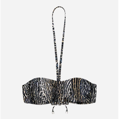 Купальник Victoria’s Secret Bandeau Bikini Set Animal Print
