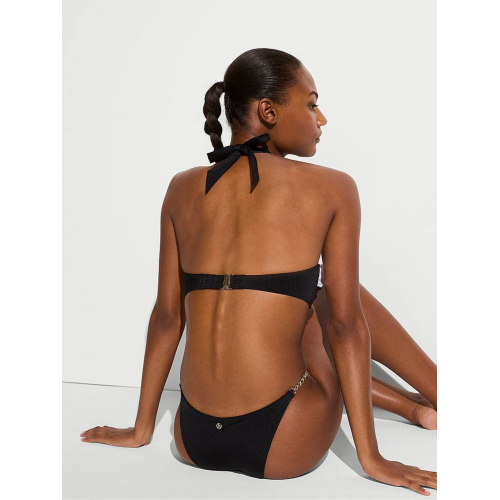 Купальник Victoria’s Secret Archives Chains Halter Bandeau Black & White