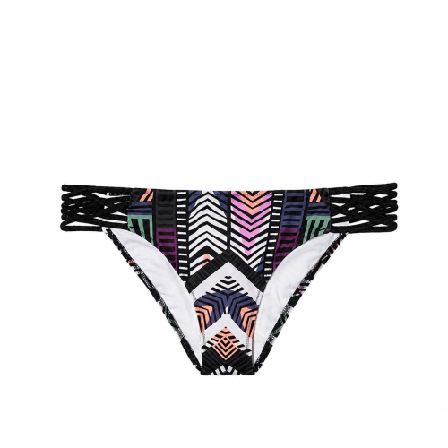 Плавки Victoria’s Secret PINK Strappy Bikini Bottom Geo Print Плавки Victoria’s Secret PINK Strappy Bikini Bottom Geo Print