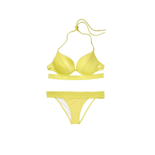 Купальник Victoria's Secret Push-Up Halter Swim Top & High-waist Cheeky Swim Bottom