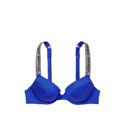 Купальник Victoria's Secret Shine Strap Tee Push-Up Bikini Top & Shine Strap Brazilian Bikini Bottom