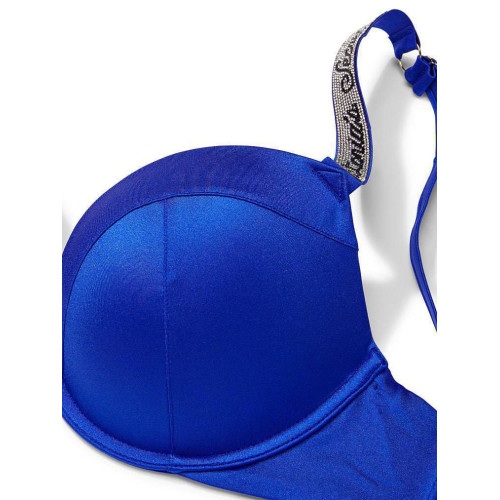 Купальник Victoria's Secret Shine Strap Tee Push-Up Bikini Top & Shine Strap Brazilian Bikini Bottom