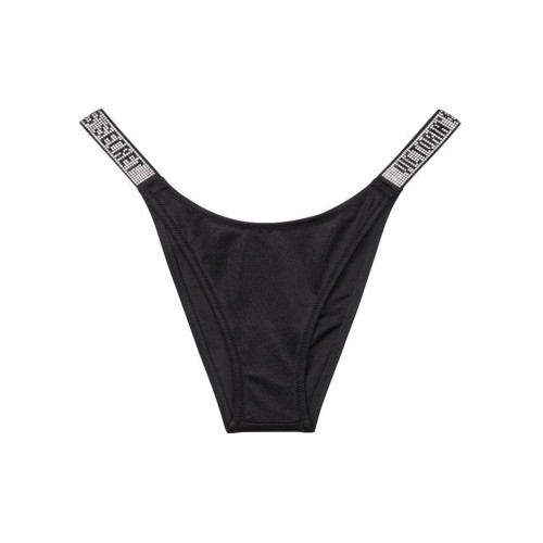 Купальник Victoria’s Secret Malibu Fabulous Shine Strap Swim Black