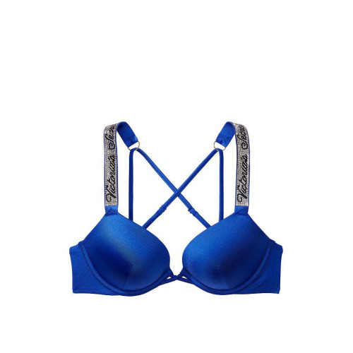 Купальник Victoria’s Secret Shine Strap Bombshell Add-2-Cups Push-Up Bikini Top Thong Bikini Bottom