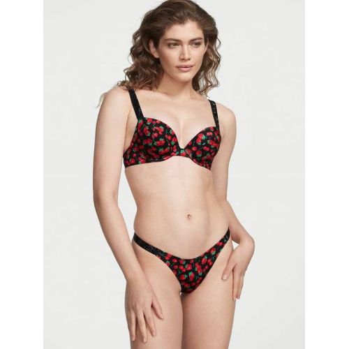 Купальник Victoria’s Secret Sparkling Strappy Sexy Tee Push-Up Bikini Top 