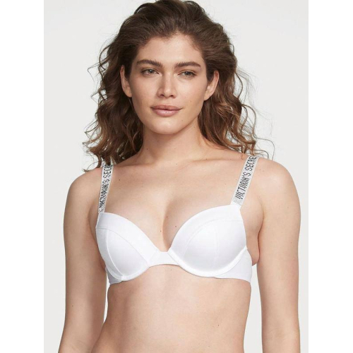 Купальник Victoria’s Secret Shine Strap Sexy Tee Push-Up Bikini White