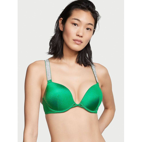 Купальник Victoria’s Secret Shine Strap Bombshell Add-2-Cups Push-Up Bikini Verdant Green