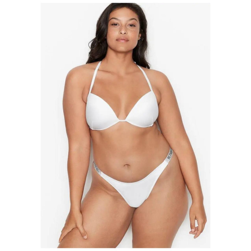 Купальник Victoria’s Secret Shine Strap Malibu Fabulous Push-Up Top & Strap Escondido Brazilian Bottom