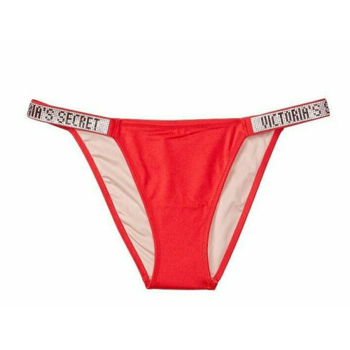 Купальник Victoria’s Secret Shimmering Strappy Bombshell Push-Up Bikini Top & Shine Strap Barbados Bikini Swim Bottom