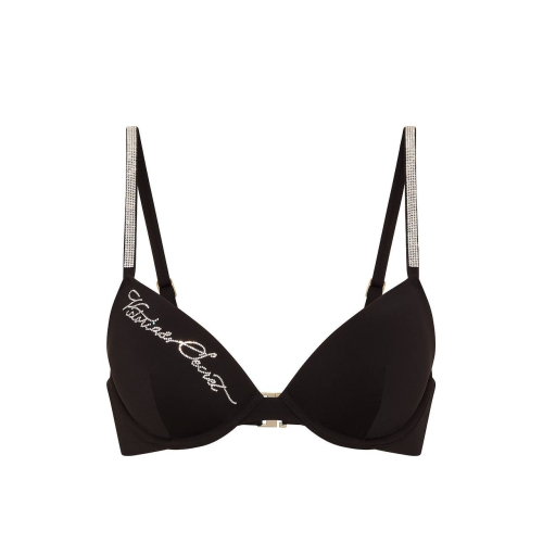 Купальник Victoria’s Secret Black Shine Strap Push-Up Bikini