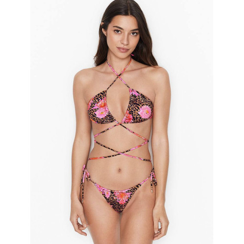 Купальник Victoria’s Secret SWIM Strappy Leopard print