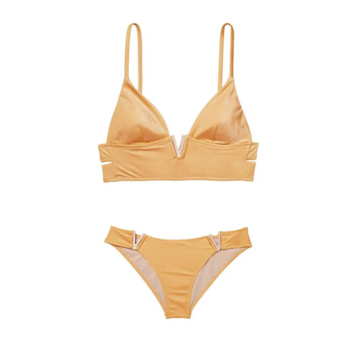 Купальник Victoria’s Secret V-hardware Bralette & Brazilian Panty 