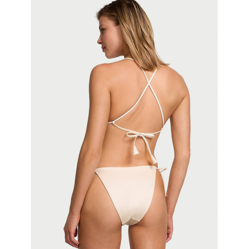 Купальник Victoria’s Secret Rosette Shine Triangle Bikini Top Candlelight