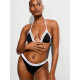 Купальник Victoria’s Secret VS Iconic Logo Triangle Bikini Top & VS Iconic Logo Bikini Bottom Black