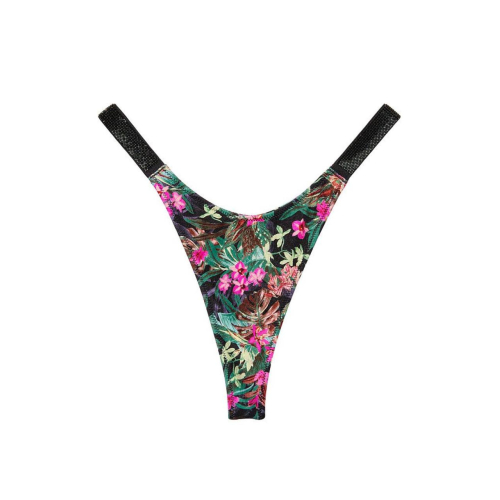 Купальник Victoria’s Secret Triangle Shine Strap Swim Top & Thong Bottom Palm