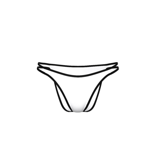 Купальник Victoria’s Secret SWIM Archives Surf Scuba Triangle Bikini Top & White Cheeky Scuba Bikini Bottoms