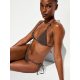 Купальник Victoria’s Secret SWIM Beach Beads Triangle Bikini Top & Beach Beads Side-Tie Brazilian Bikini Bottom
