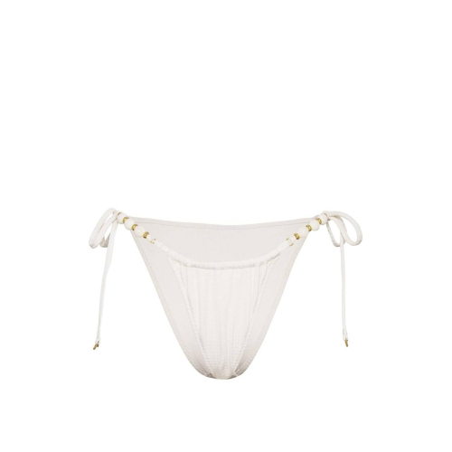 Купальник Victoria’s Secret SWIM Beach Beads Triangle Bikini Top & Beach Beads Side-Tie Brazilian Bikini Bottom Coconut White