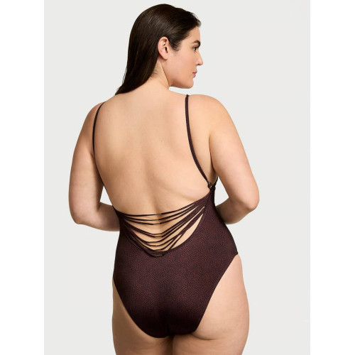 Купальник Victoria’s Secret Swim VS Archives Strappy Hardware Cheeky One-Piece Swimsuit