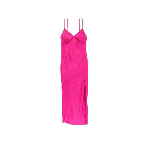 Нічна Сорочка Victoria's Secret Icon Satin Midi Slip
