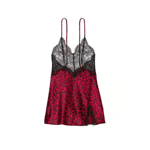 Нічна Сорочка Victoria's Secret Lace Top Satin Slip 