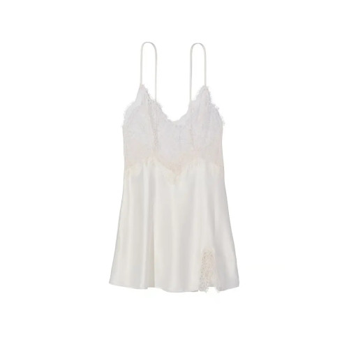 Нічна Сорочка Victoria's Secret Lace Top Satin Slip 