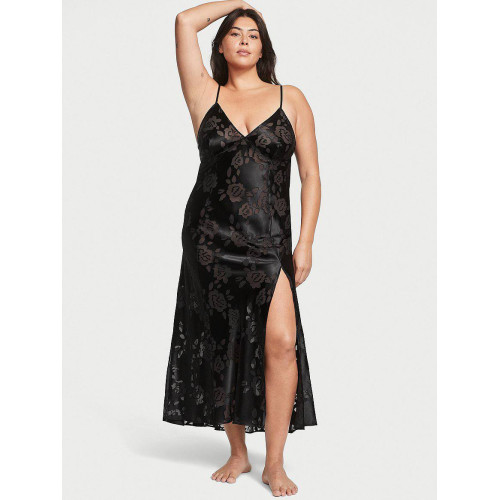 Нічна Сорочка Victoria's Secret Archives Burnout Satin Robe 