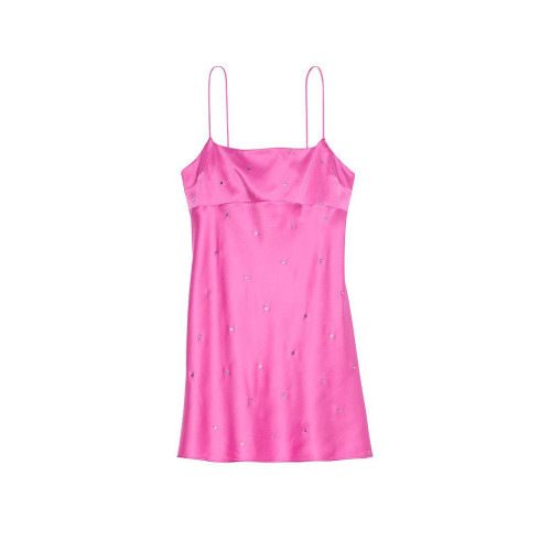 Нічна сорочка Victoria’s Secret Glazed Satin Dew Drop Heart Slip Dress Нічна сорочка Victoria’s Secret Glazed Satin Dew Drop Heart Slip Dress