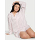 Хлопкова нічна рубашка Victoria’s Secret Modal-Cotton Sleepshirt