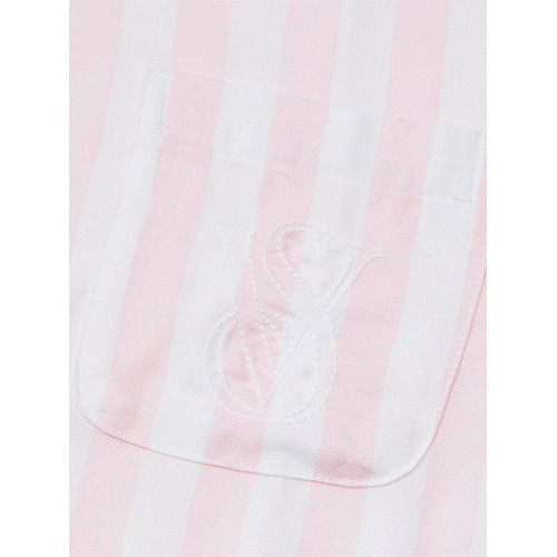 Хлопкова нічна рубашка Victoria’s Secret Modal-Cotton Sleepshirt