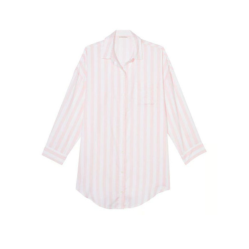 Хлопкова нічна рубашка Victoria’s Secret Modal-Cotton Sleepshirt